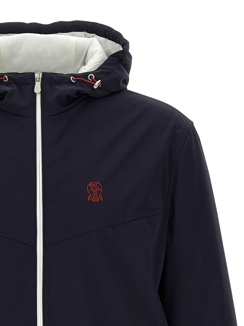 Brunello Cucinelli Blue Polyamide Shell Jacket
