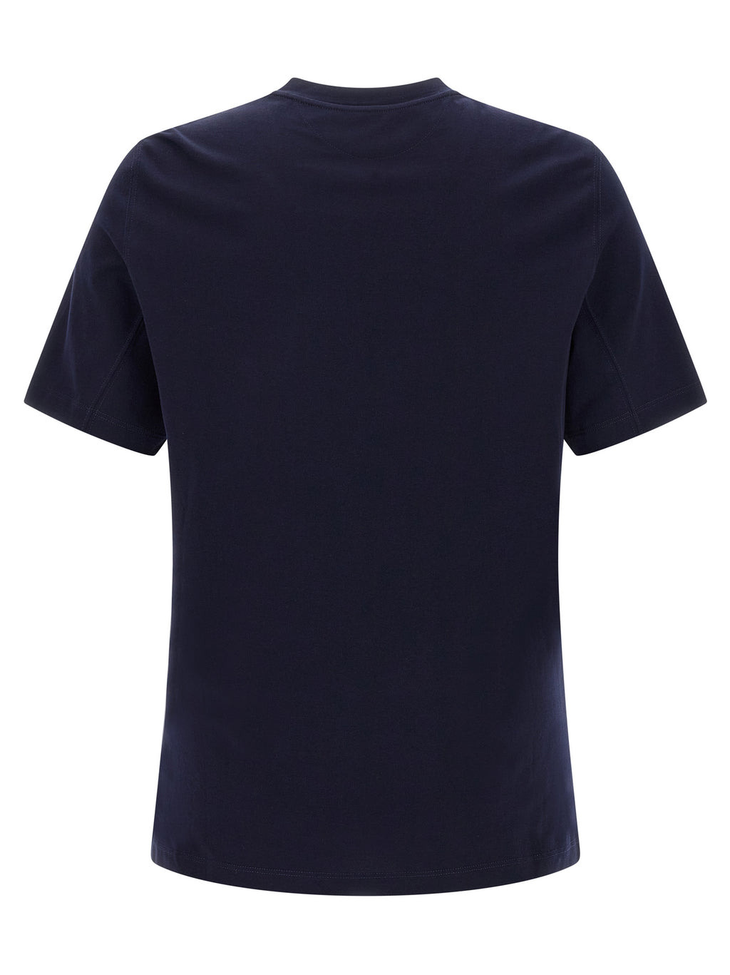 Brunello Cucinelli Blue Cotton T-Shirt