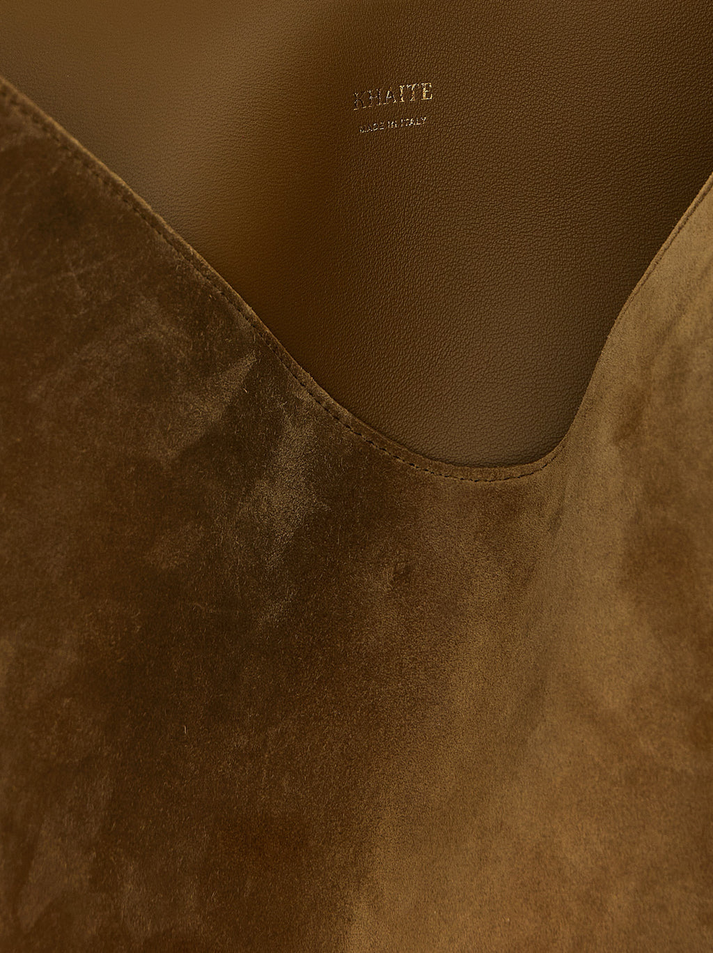 Khaite Brown Calfskin Tote Bag