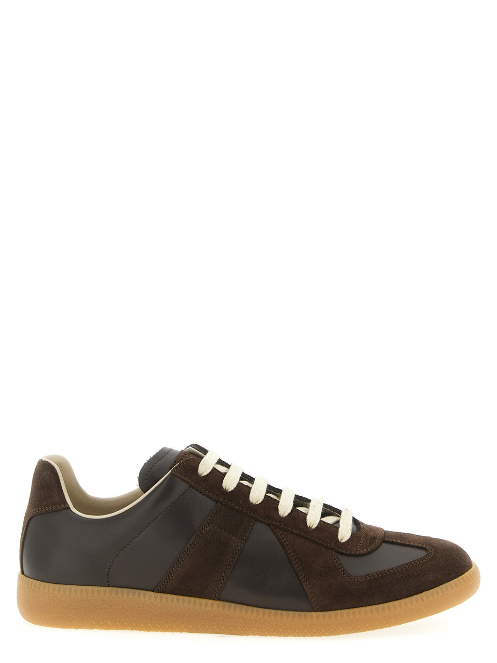 Brown Calfskin Athletic Sneakers