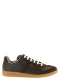 Brown Calfskin Athletic Sneakers