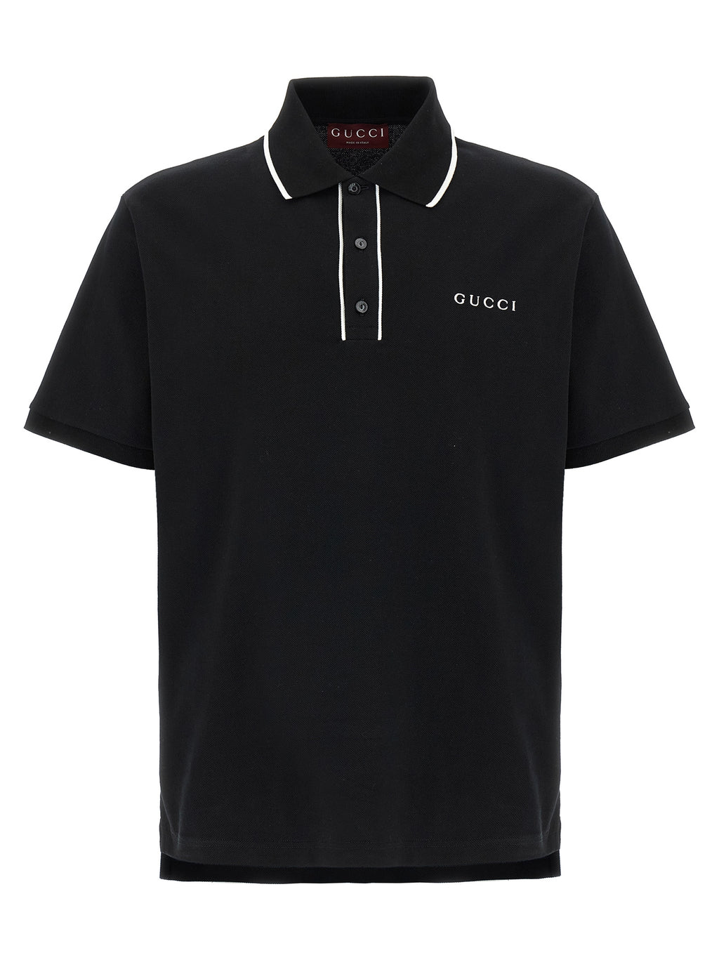 Bicolor Cotton Polo Shirt