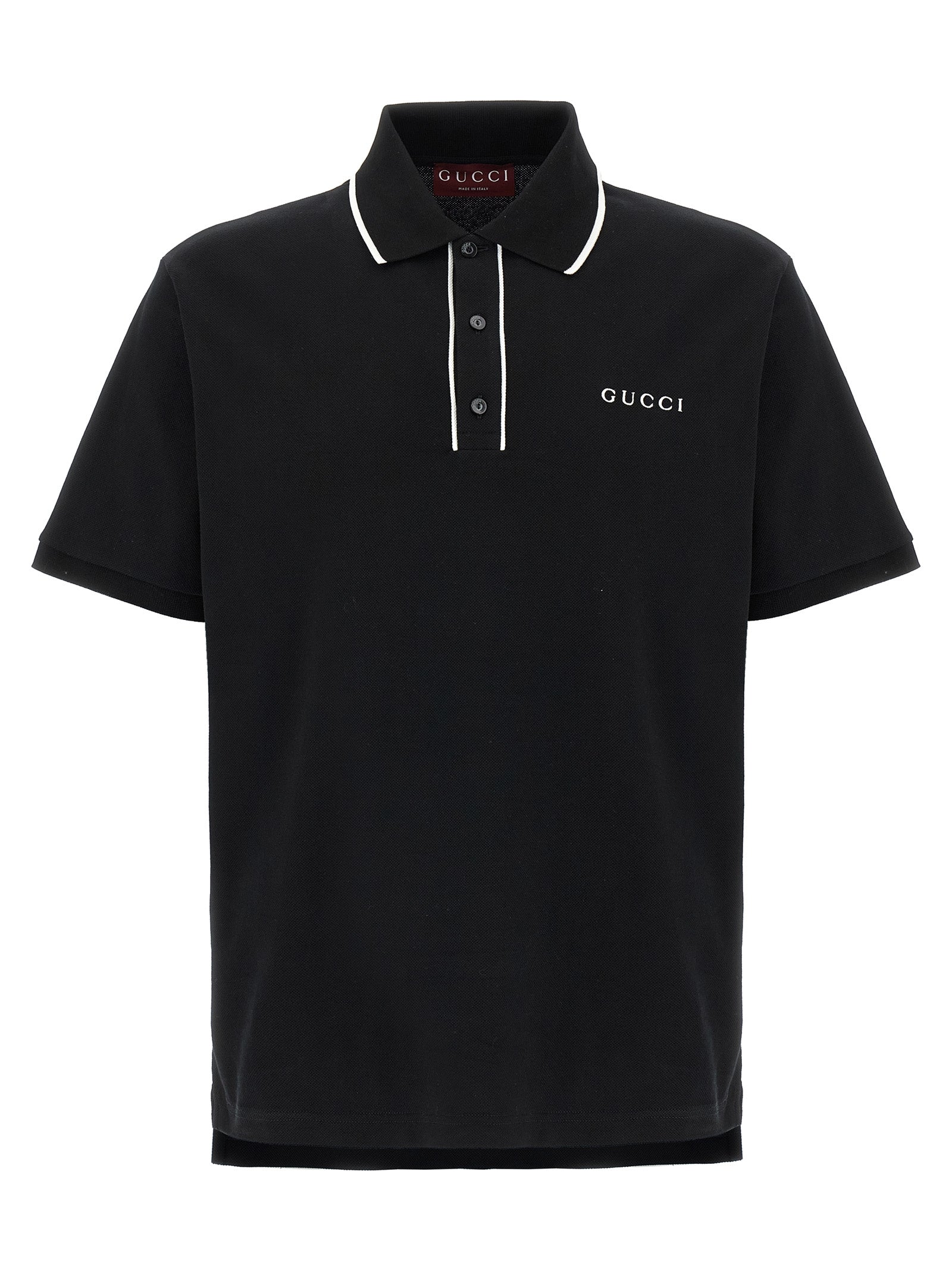 Bicolor Cotton Polo Shirt