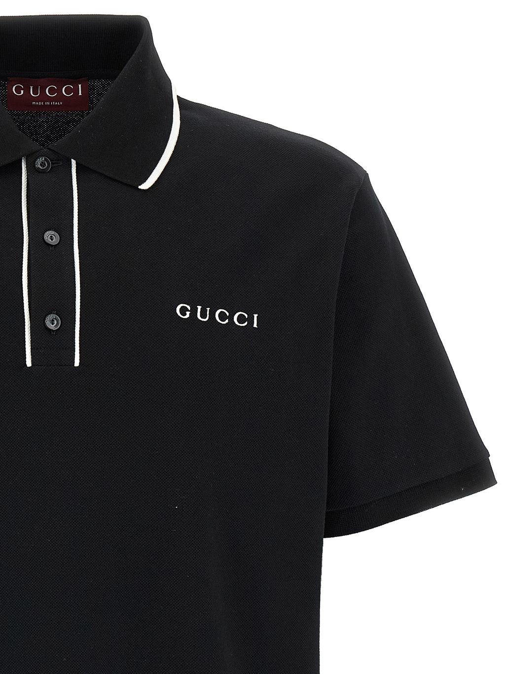 Bicolor Cotton Polo Shirt