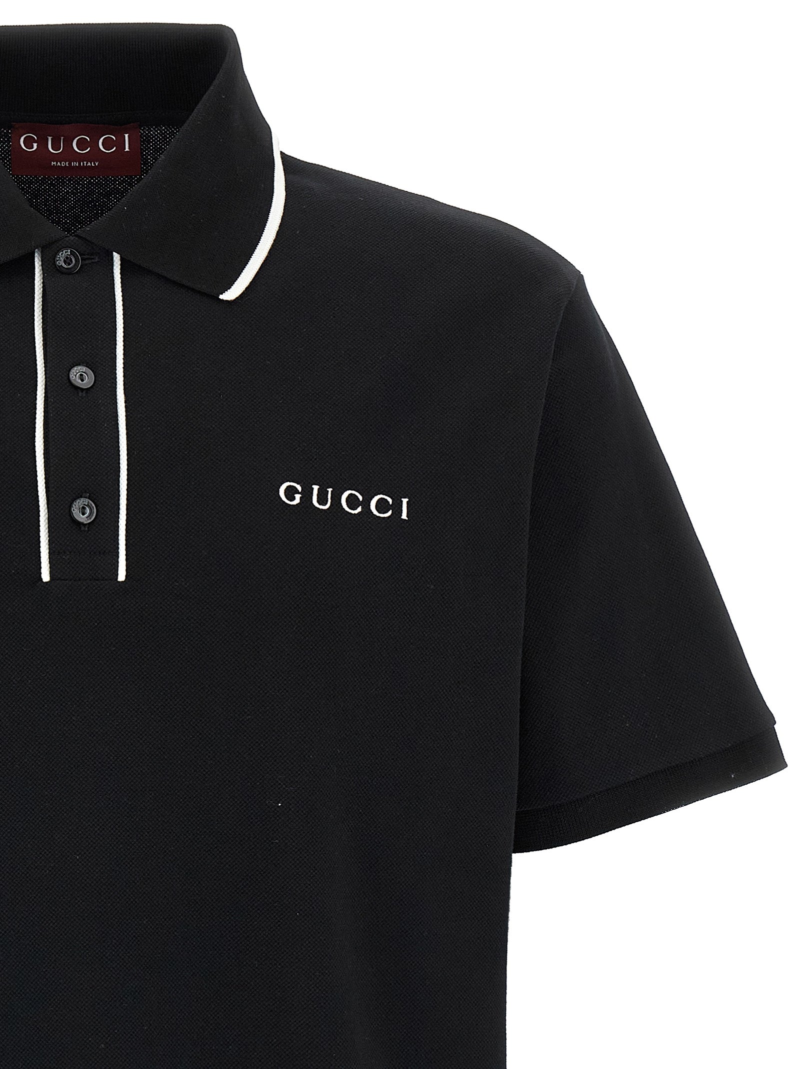 Bicolor Cotton Polo Shirt