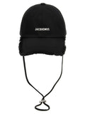Jacquemus Black Cotton Cap (Baseball Hat)