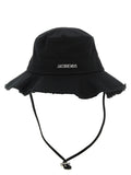 Black Cotton Bucket Hat