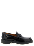 Black Calfskin Slip-On Loafers
