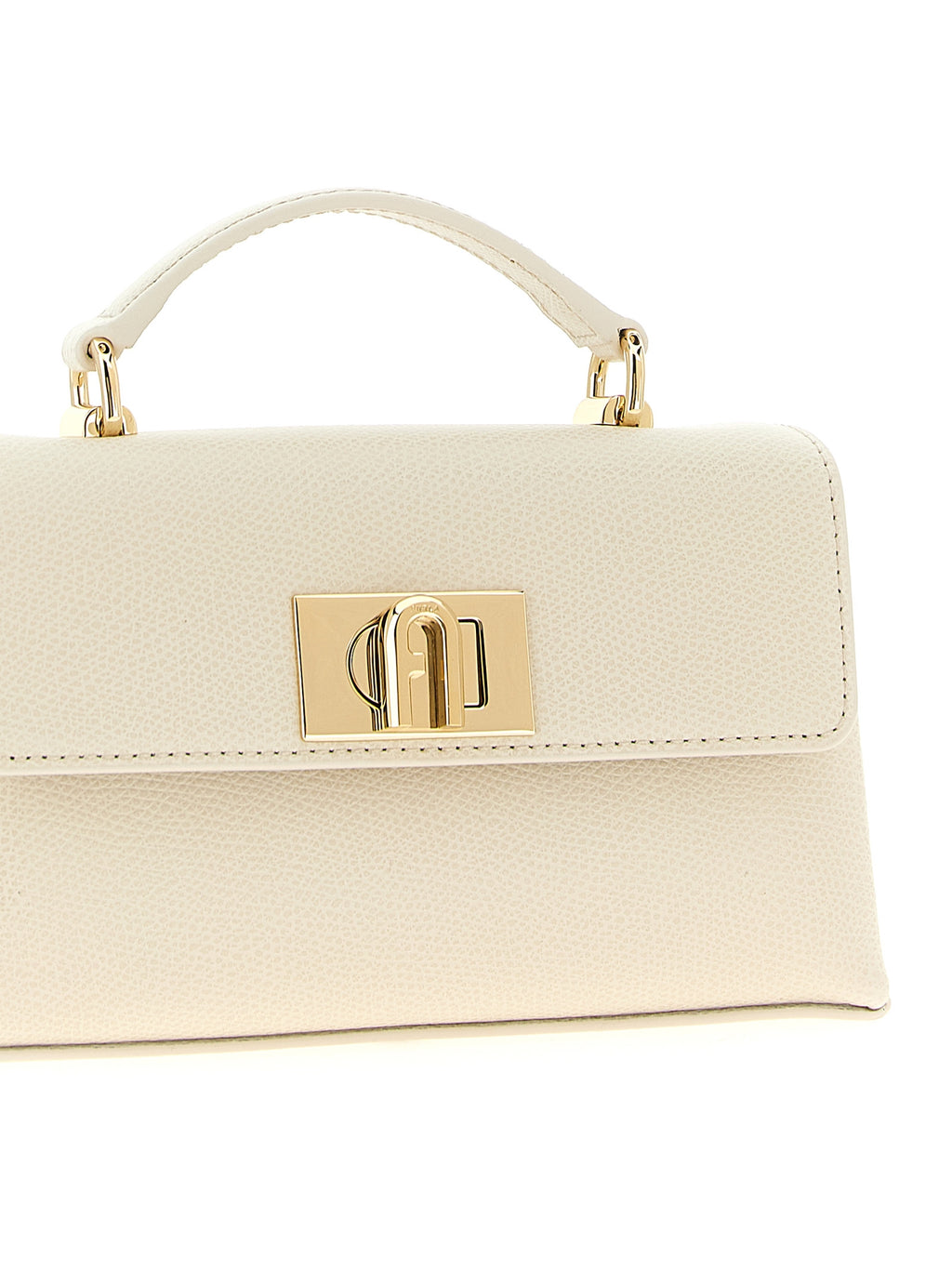 White Leather Crossbody Bag