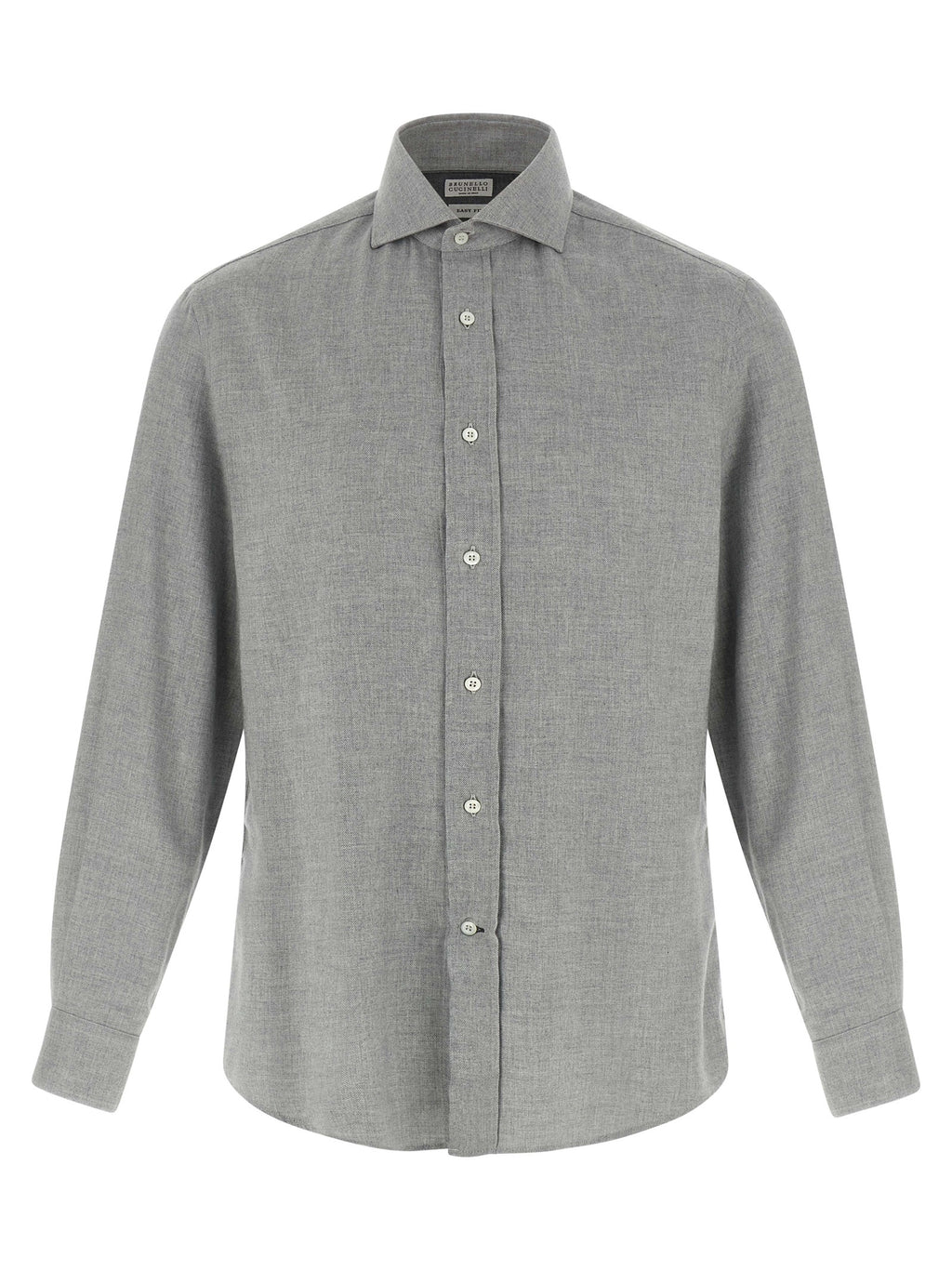 Brunello Cucinelli Gray Cotton Blouse