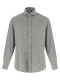 Brunello Cucinelli Gray Cotton Blouse