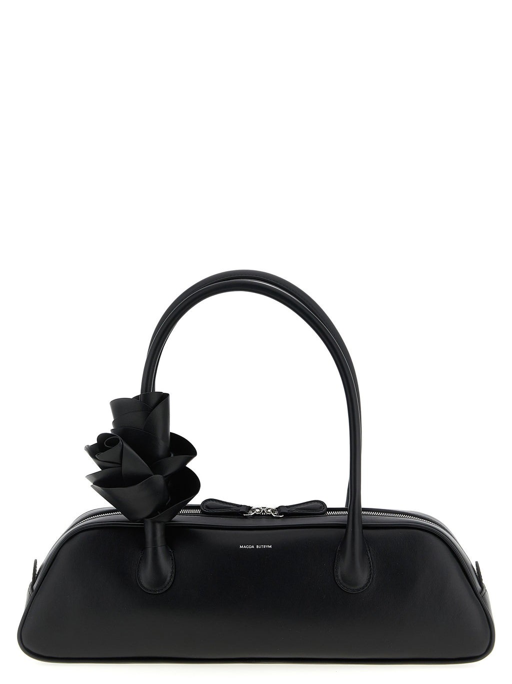 Magda Butrym Black Calfskin Shoulder Bag