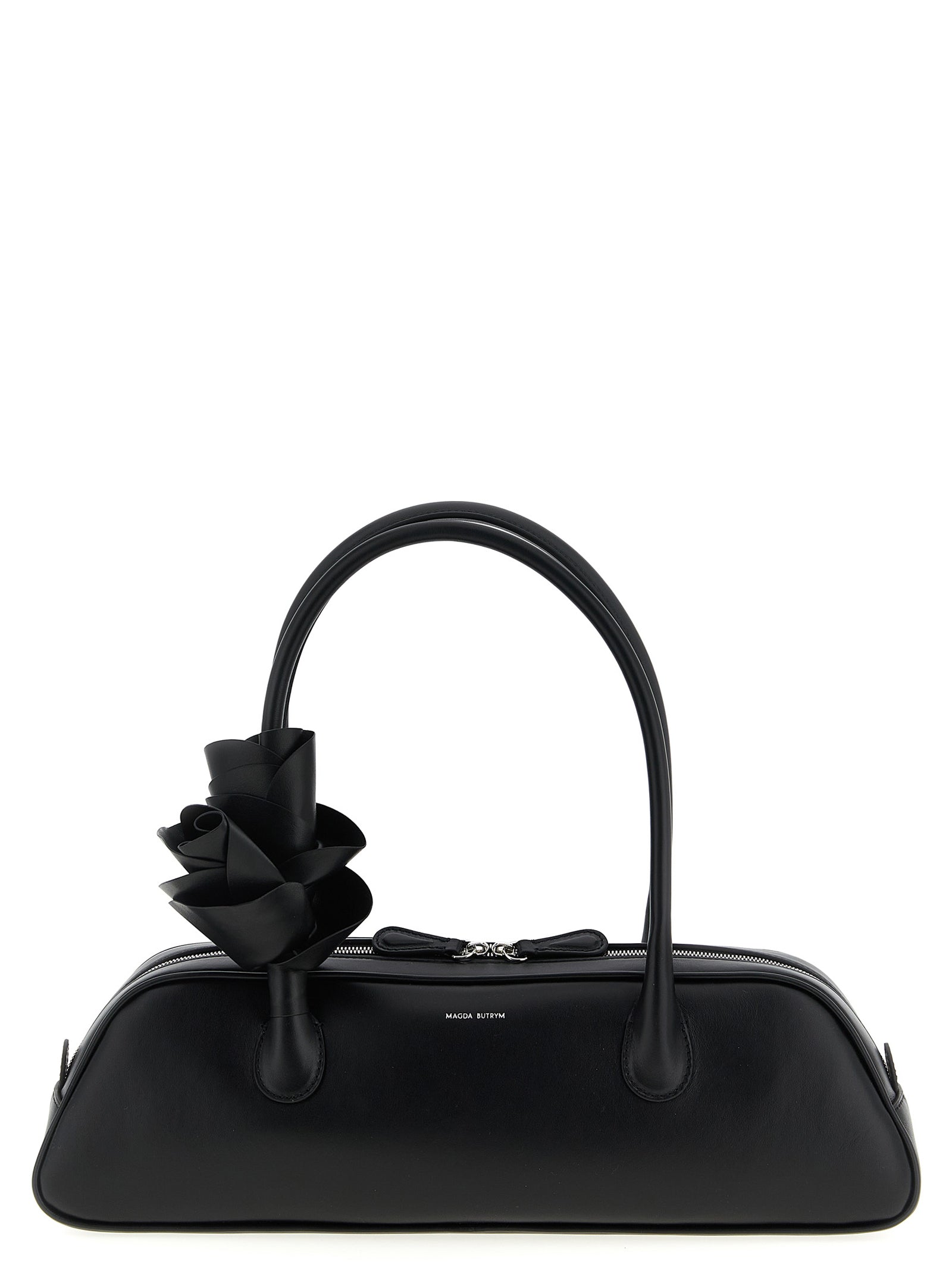 Magda Butrym Black Calfskin Shoulder Bag