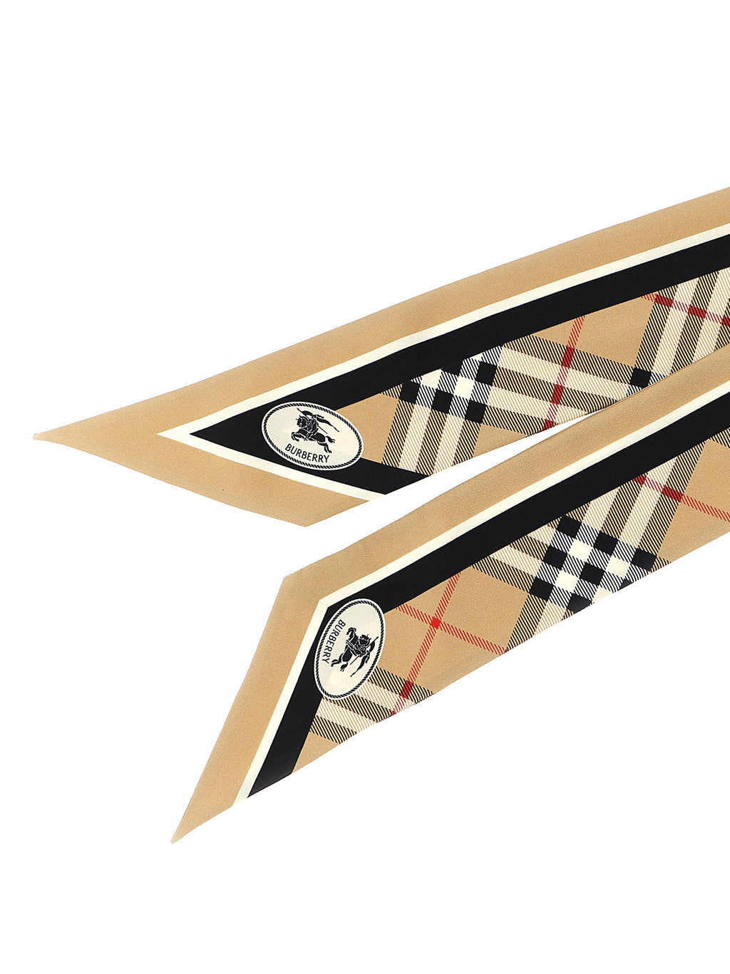 Burberry Beige Satin Foulard