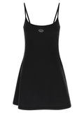 Diesel Black Cotton Short Dress