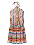 Multicolor Viscose Rompers