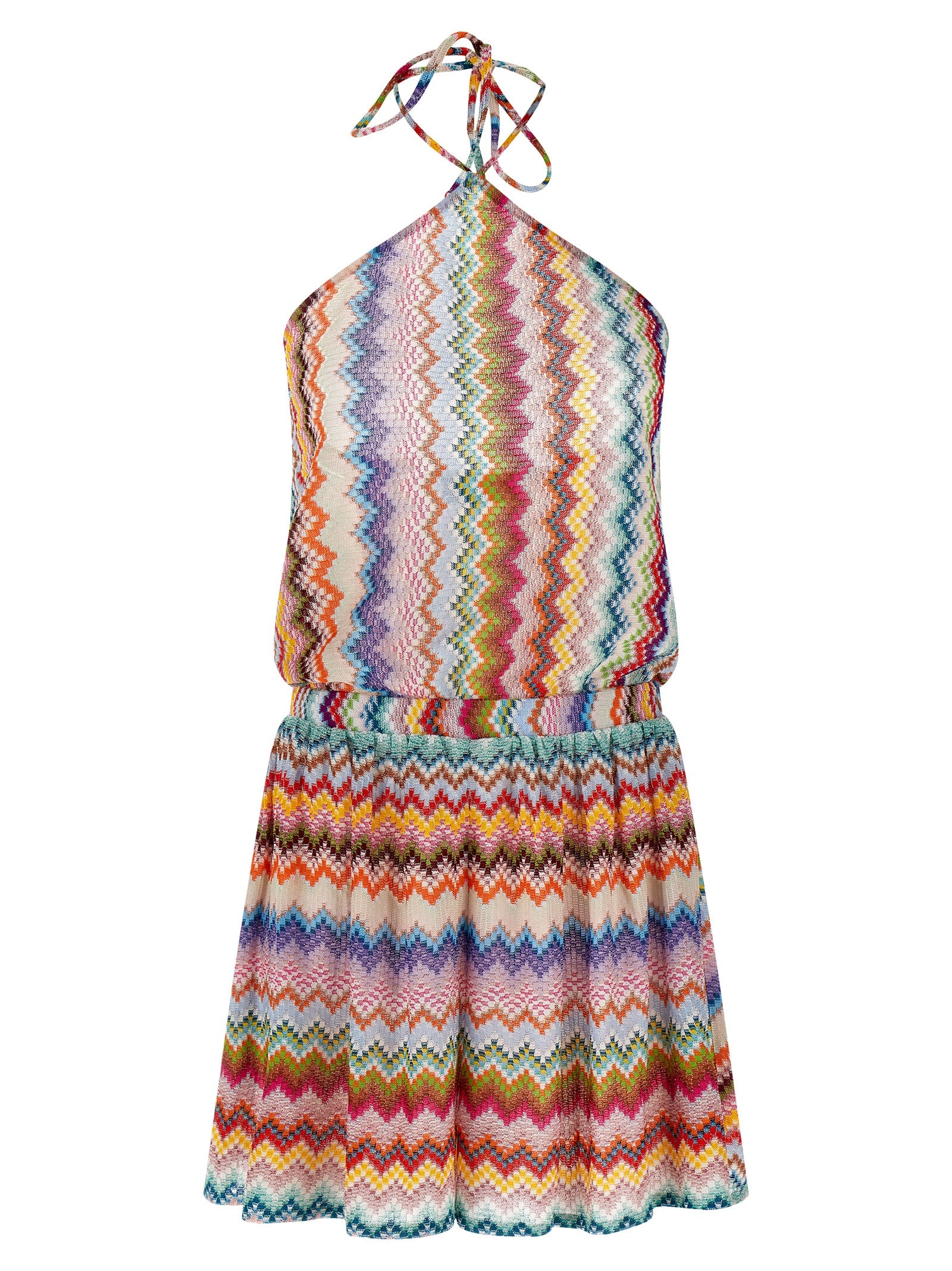 Multicolor Viscose Rompers