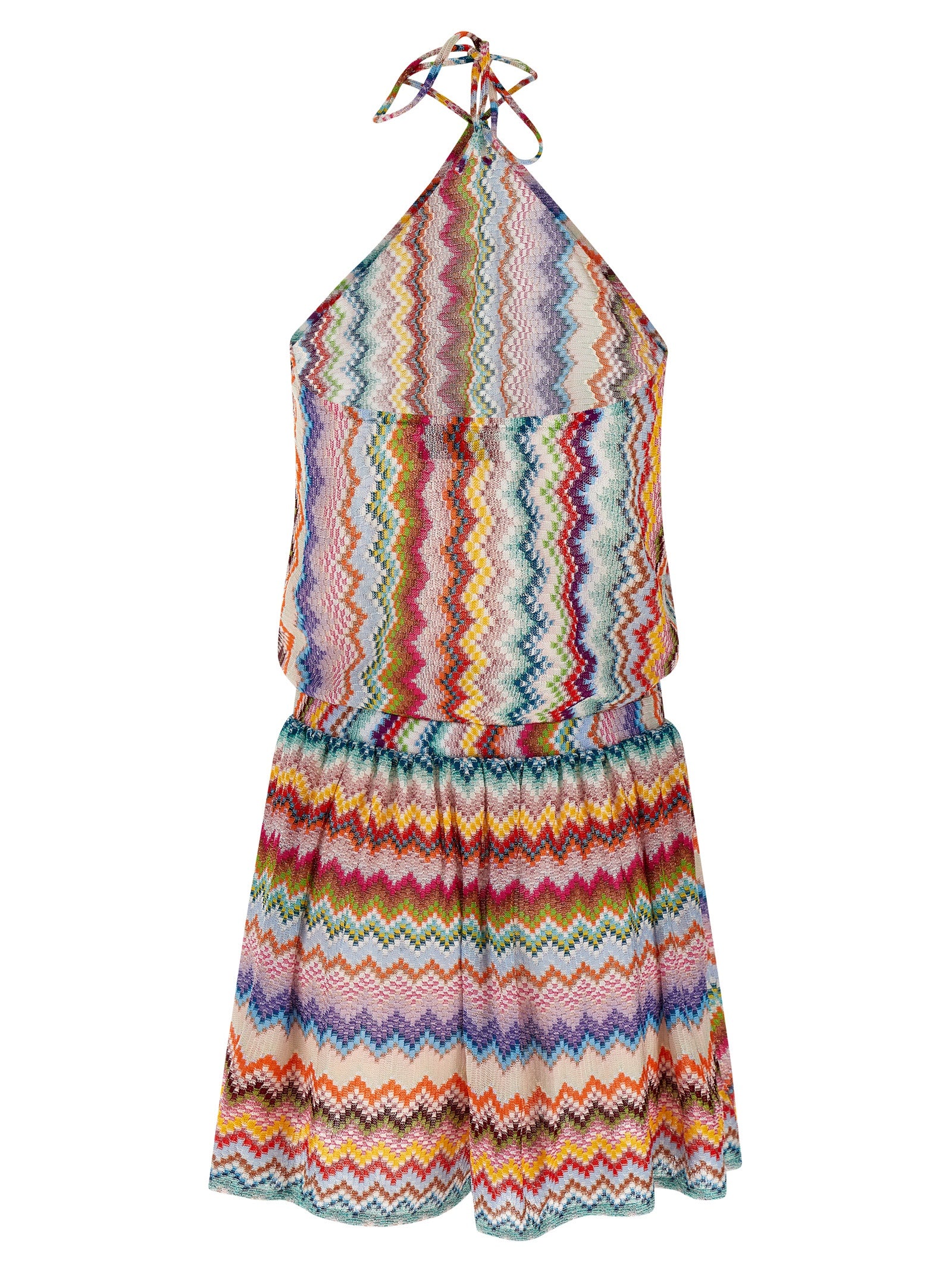 Multicolor Viscose Rompers