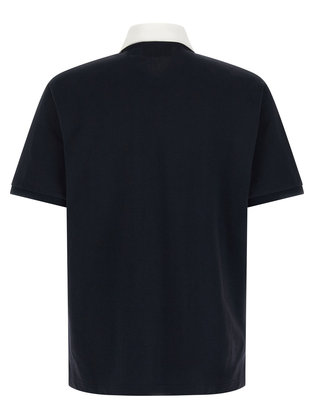 Blue Cotton Polo Shirt
