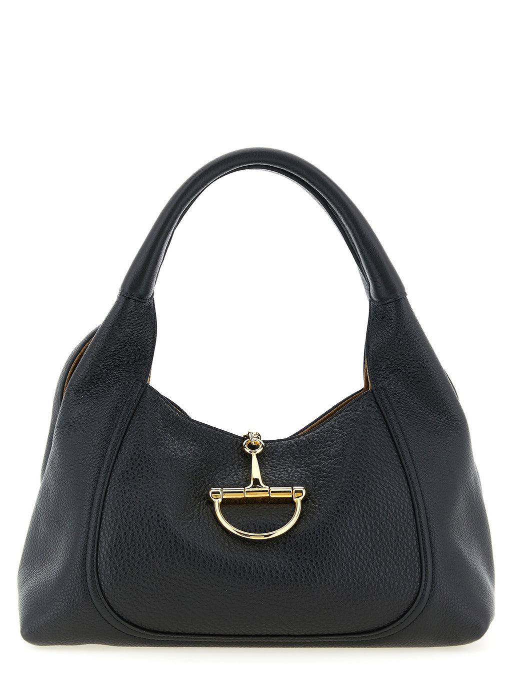 Black Calfskin Shoulder Bag