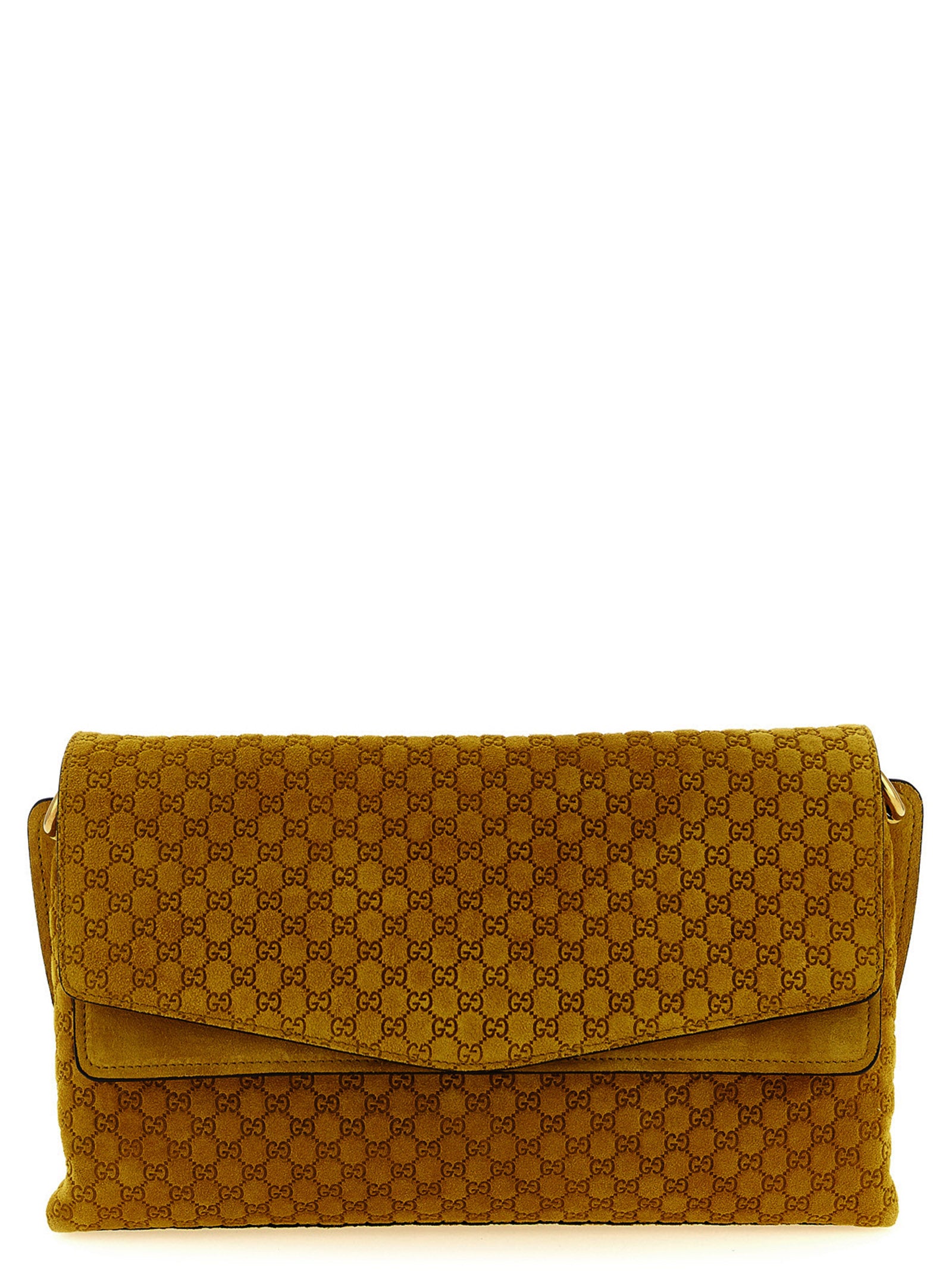 Bicolor Calfskin Shoulder Bag