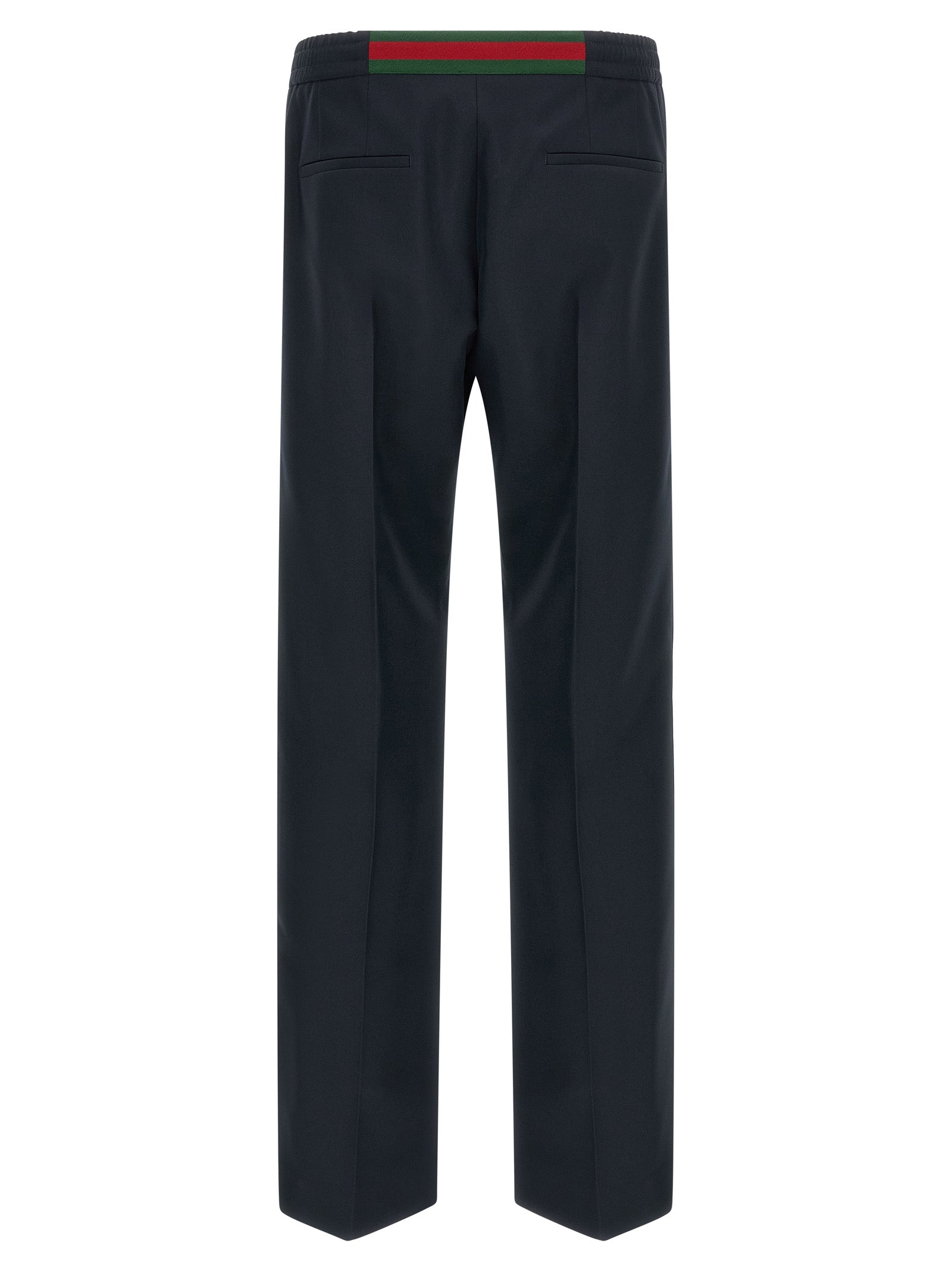 Gucci Blue Polyester Casual Pants