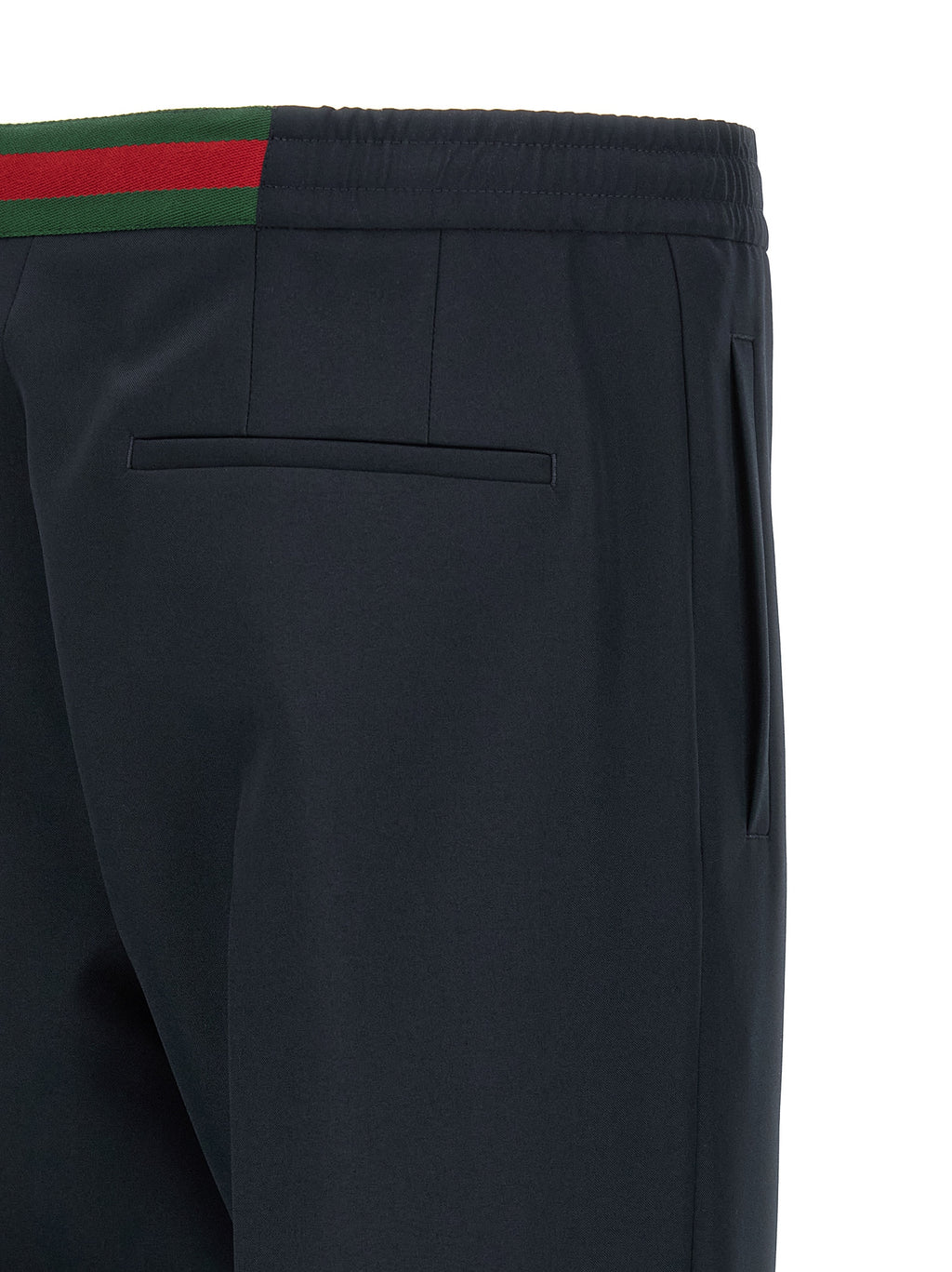 Gucci Blue Polyester Casual Pants