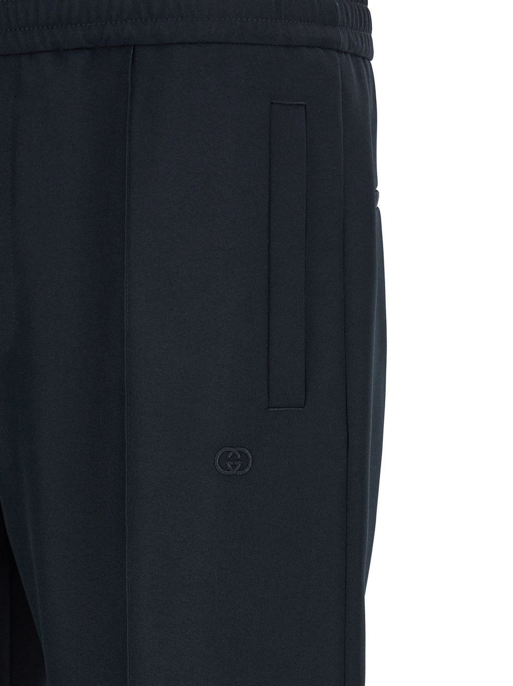 Gucci Blue Polyester Casual Pants