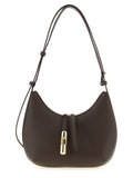 Furla Brown Calfskin Shoulder Bag