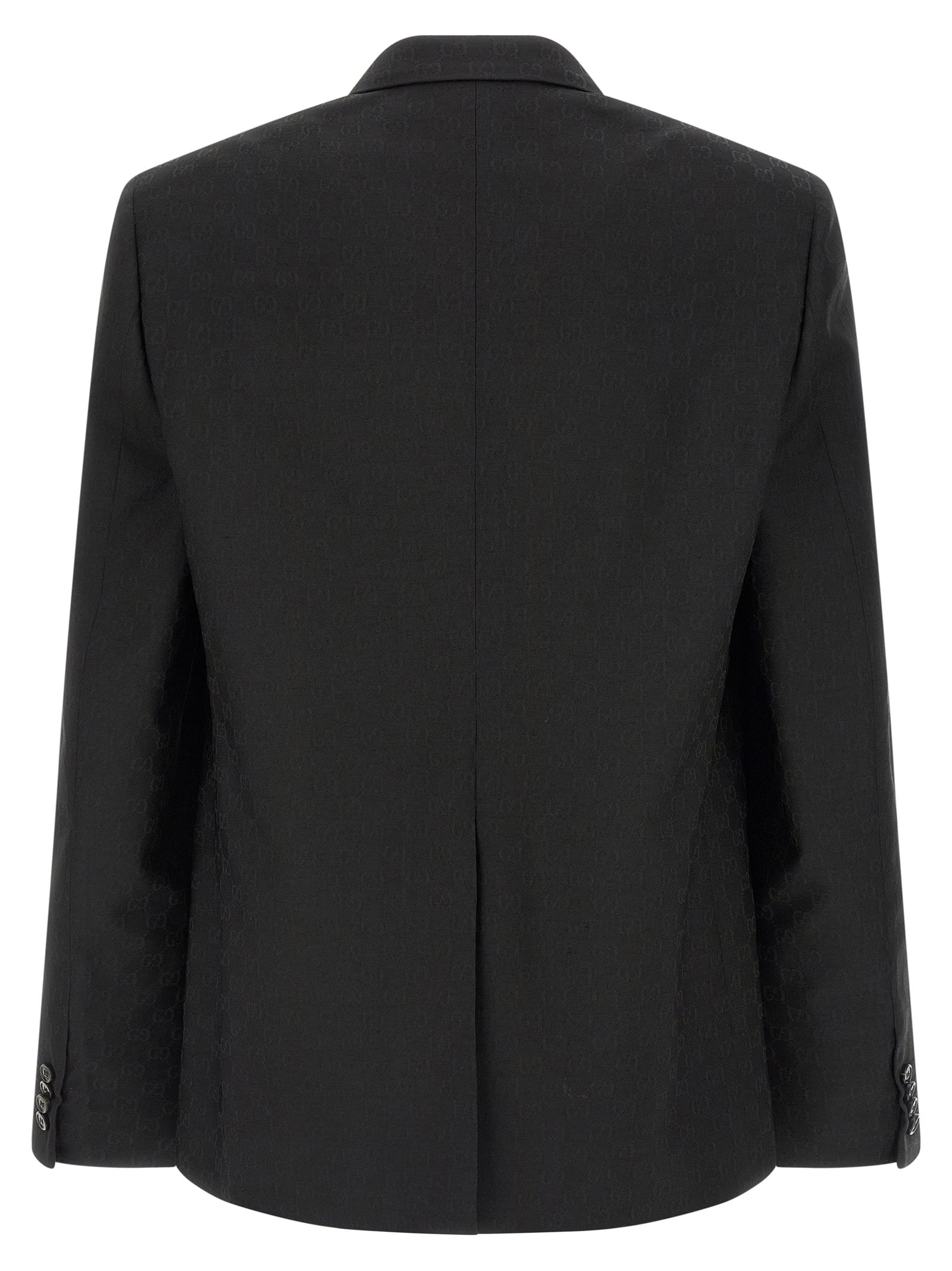 Black Polyester Blazer