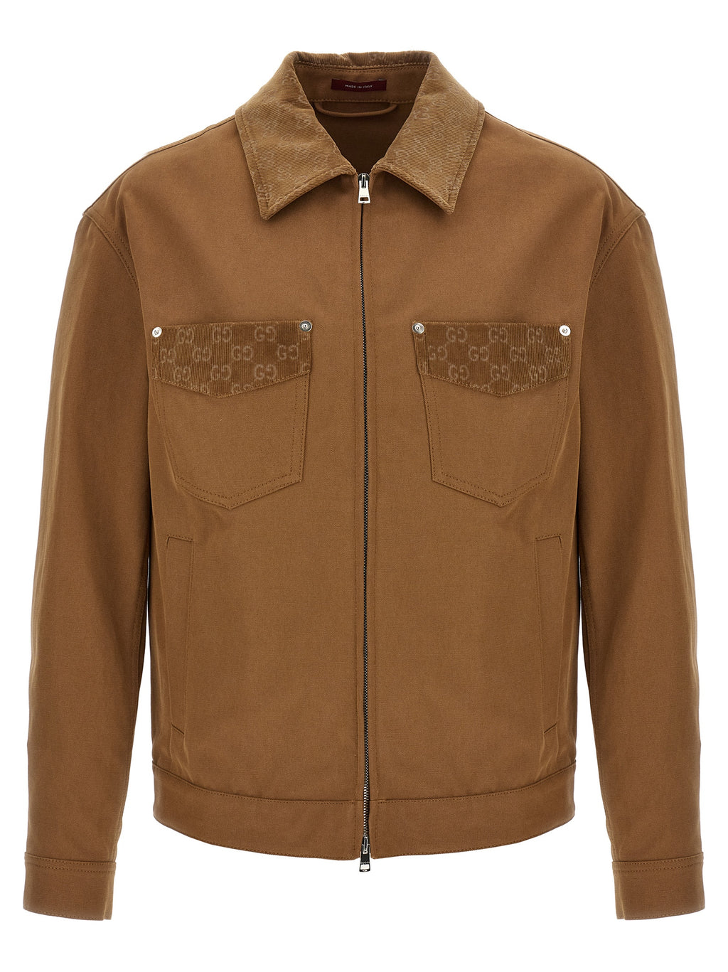 Gucci Brown Cotton Full-Length Jacket