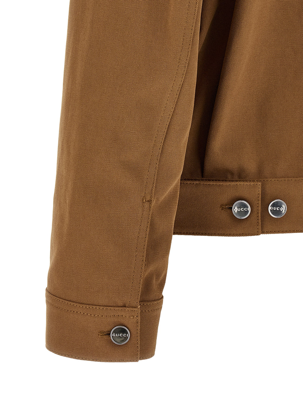 Gucci Brown Cotton Full-Length Jacket