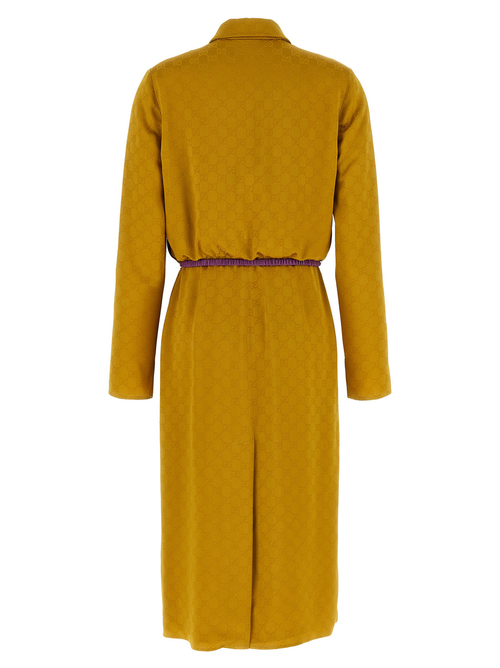 Bicolor Viscose Midi Dress