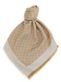 Beige Silk Scarf