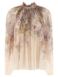 Multicolor Viscose Blouse