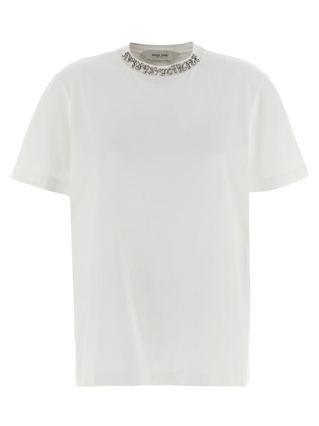 Golden Goose White Cotton T-Shirt