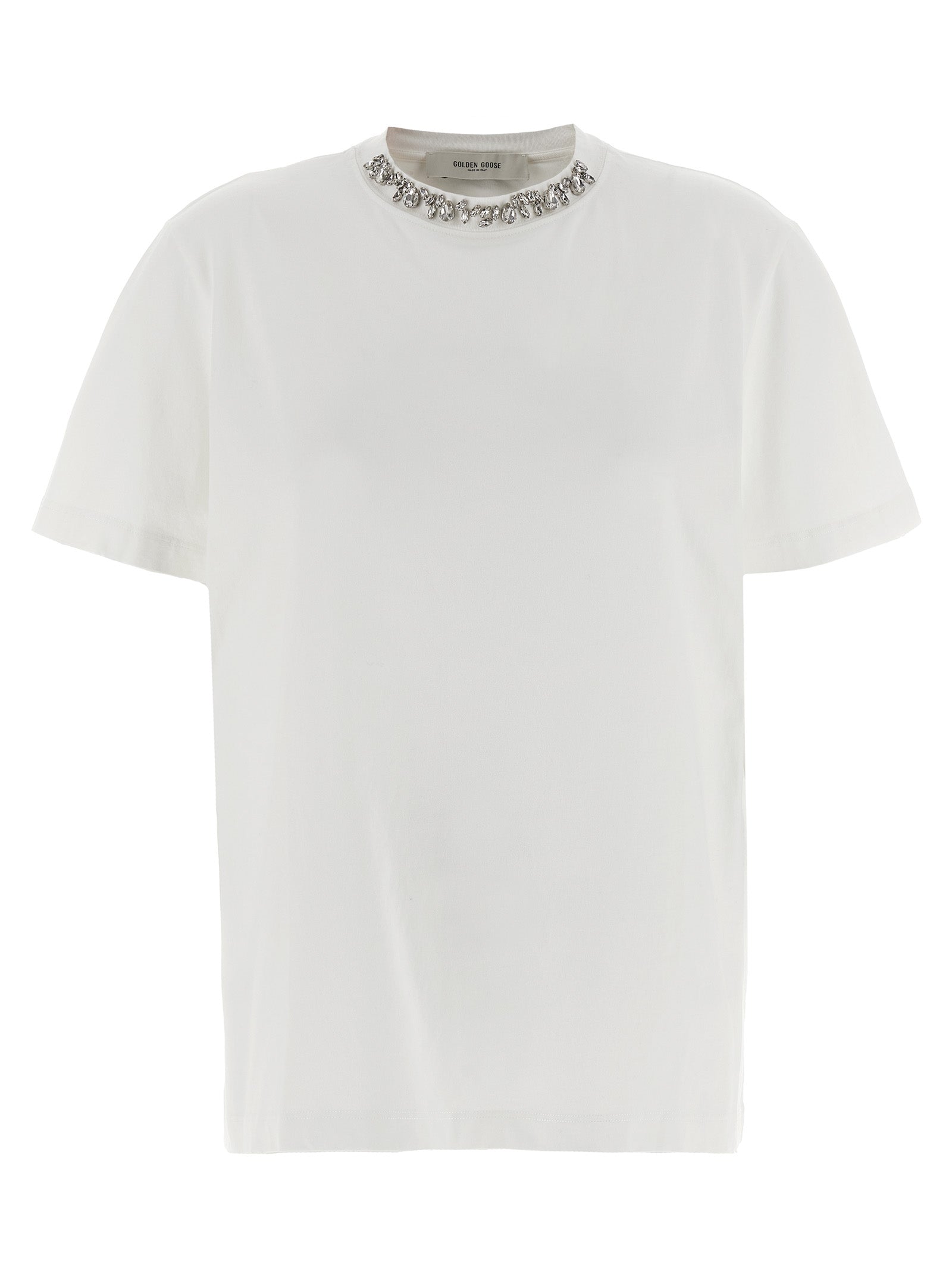 Golden Goose White Cotton T-Shirt