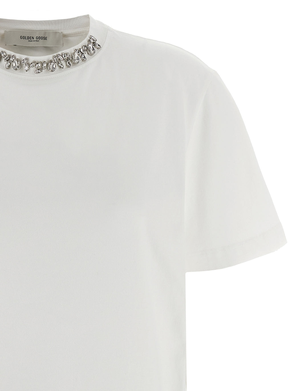 Golden Goose White Cotton T-Shirt