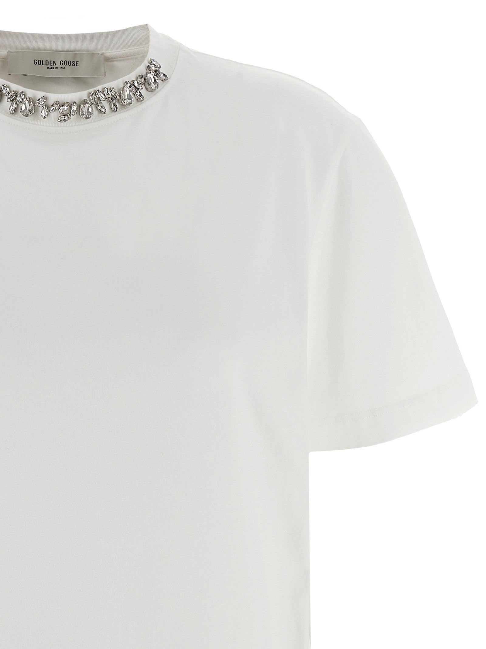 Golden Goose White Cotton T-Shirt
