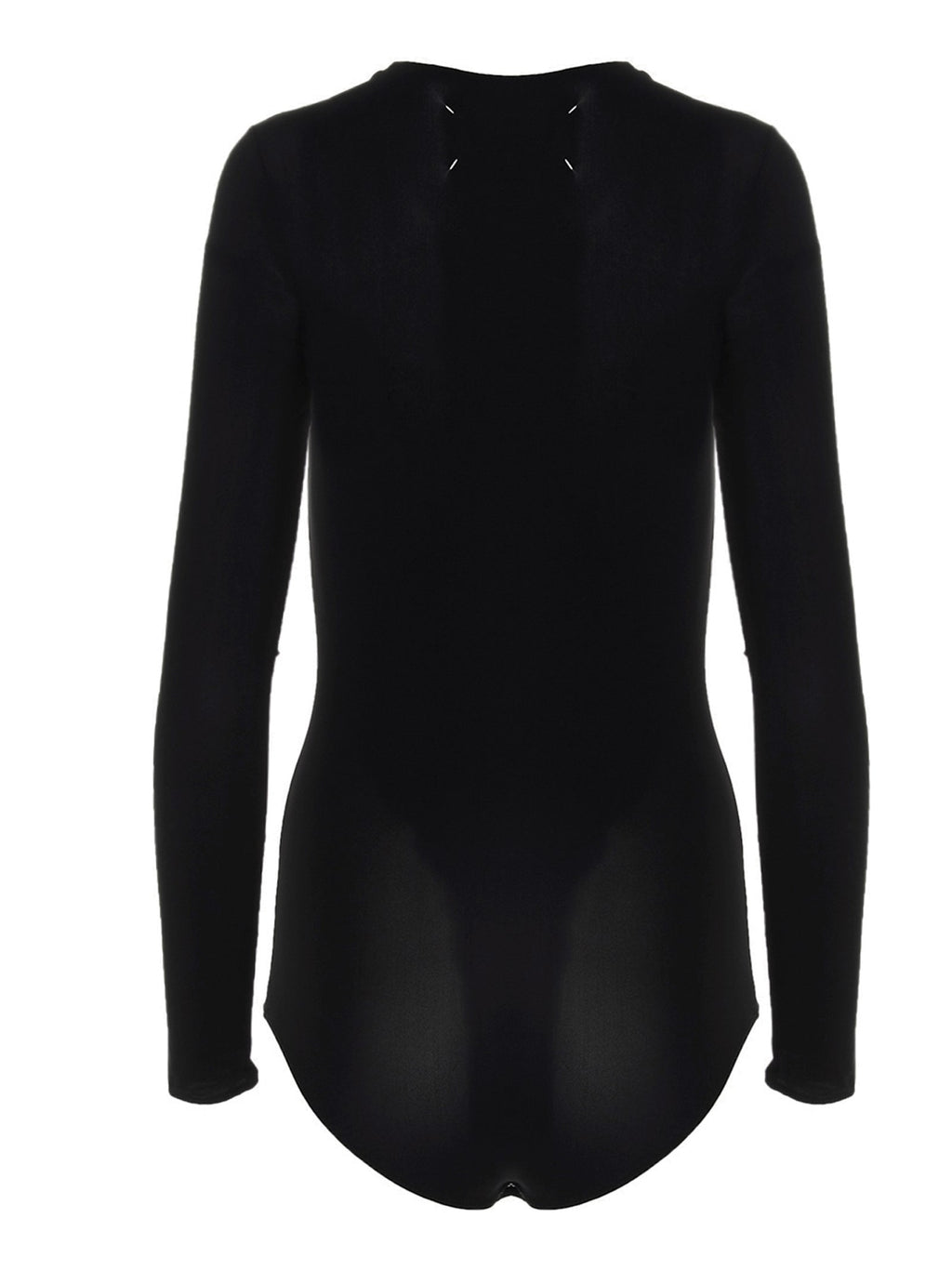 Maison Margiela Black Polyamide Bodysuit