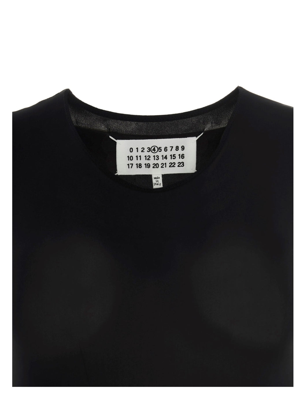 Maison Margiela Black Polyamide Bodysuit