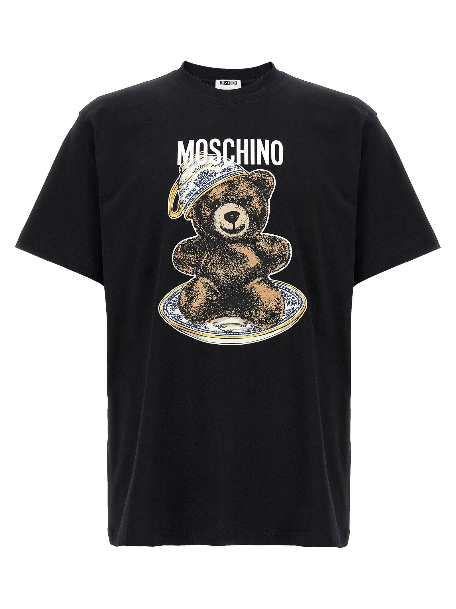 Moschino Black Cotton T-Shirt