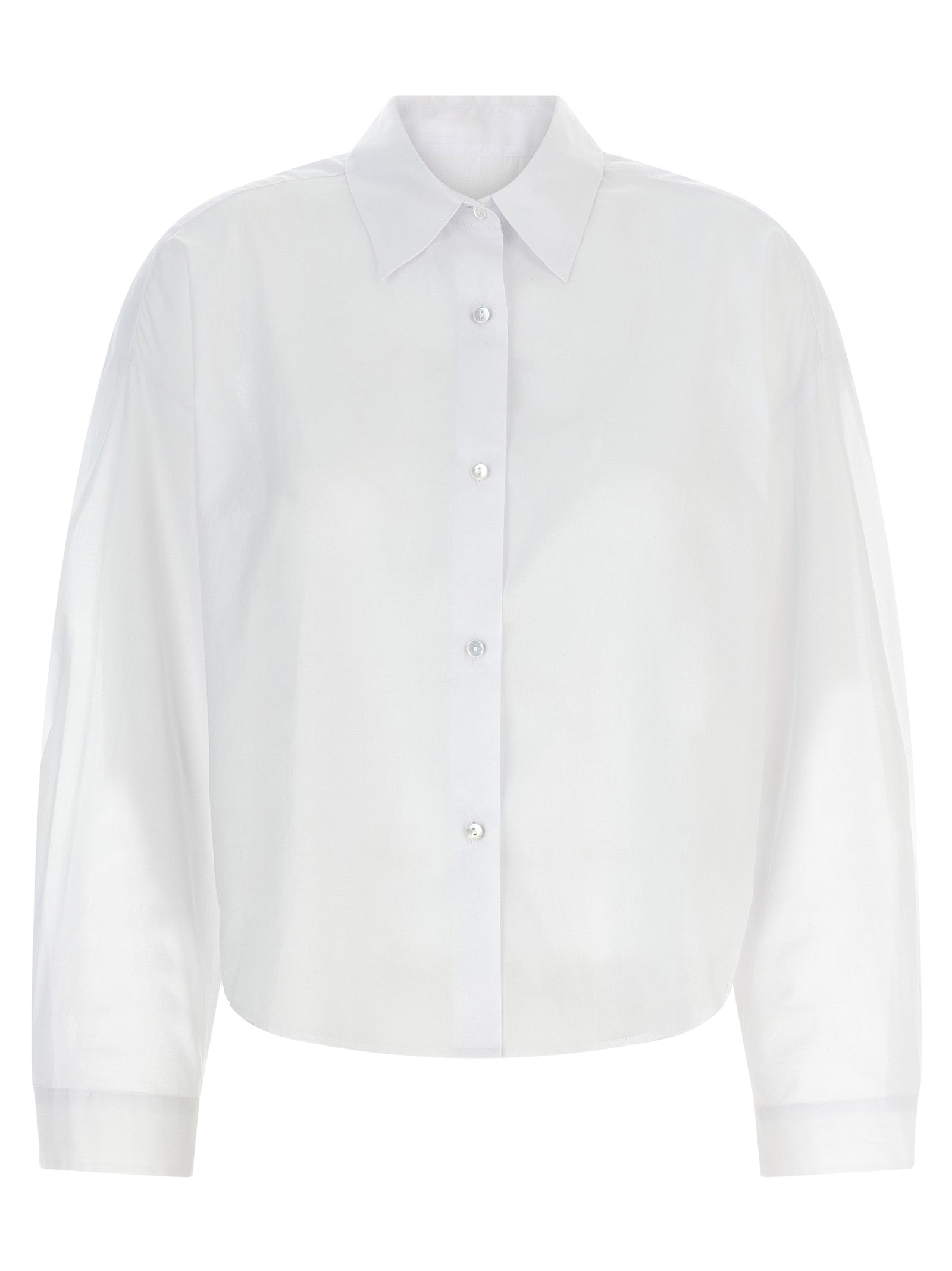XACUS White Cotton Blouse