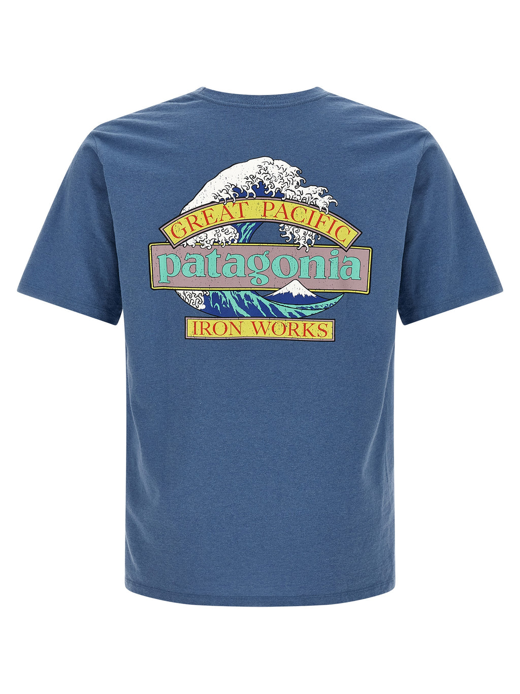 PATAGONIA Blue Cotton T-Shirt