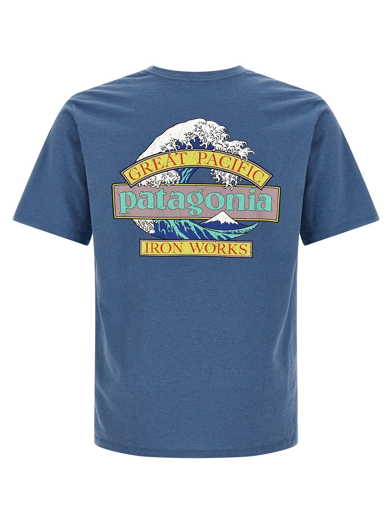 PATAGONIA Blue Cotton T-Shirt