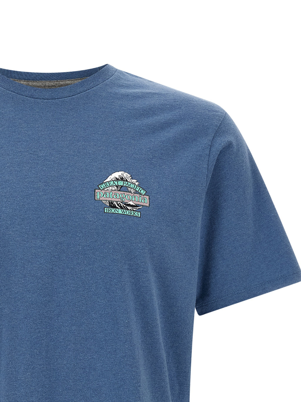 PATAGONIA Blue Cotton T-Shirt