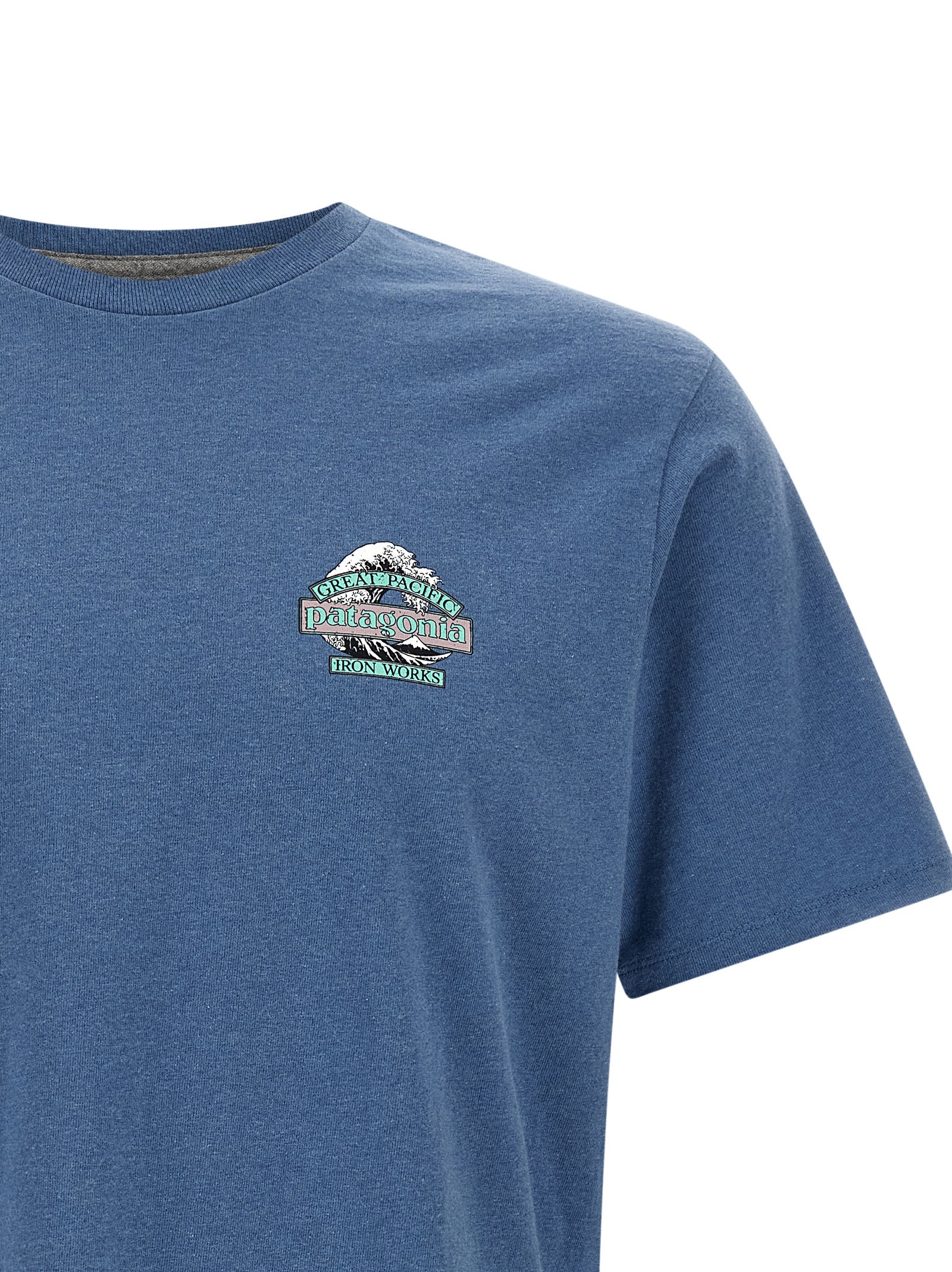 PATAGONIA Blue Cotton T-Shirt