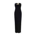Balmain Black Viscose Cocktail Dress