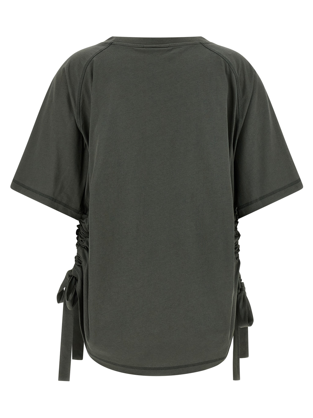 Ganni Gray Organic Cotton Sportswear
