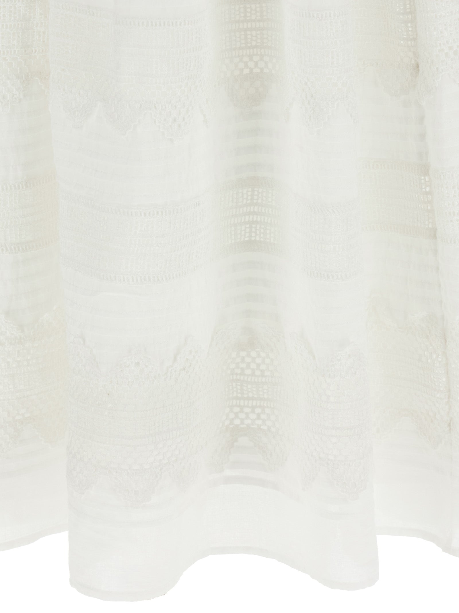 Polo Ralph Lauren White Cotton Midi Dress